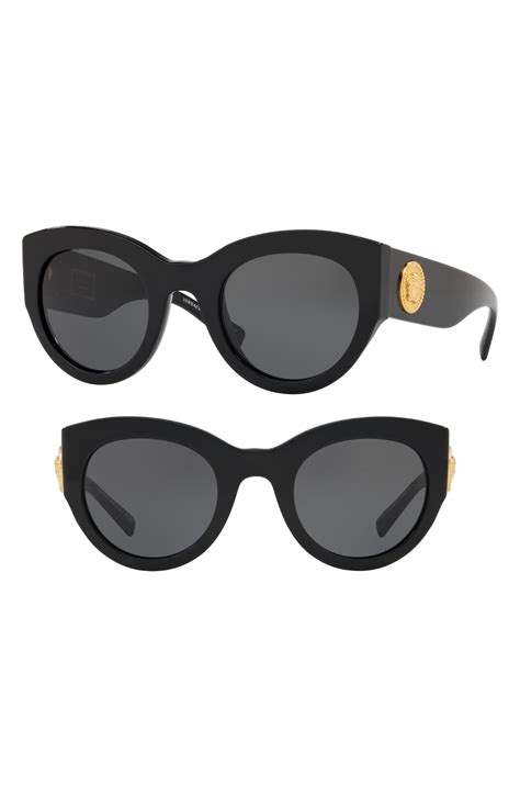 versace tribute 51mm cat eye sunglasses